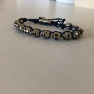 Brandy Melville skull bracelet